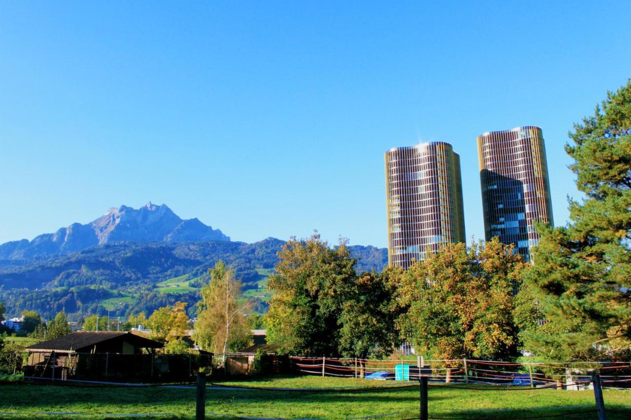 Hitrental Allmend Comfort Apartments Lucerna Exterior foto